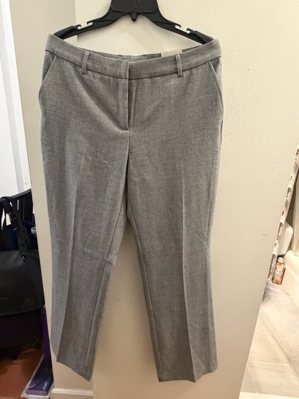 Anne Klein Heathered Gray Dress Trouser